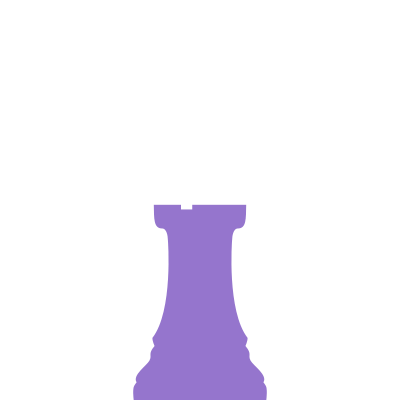 Silhouette Staunton Chess Piece – Rook / Torre clipart