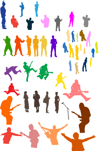 Silhouettes clipart