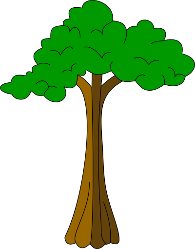 Silk cotton tree clipart