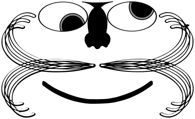 Silly Face 3 clipart