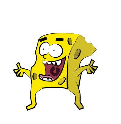 Silly Sponge clipart