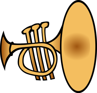 Silly trumpet clipart