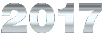 Silver 2017 Typography No Background clipart