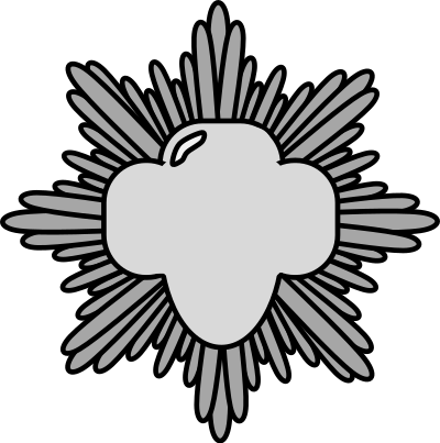Silver Award Pin clipart