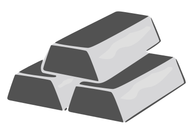 Silver Bricks clipart