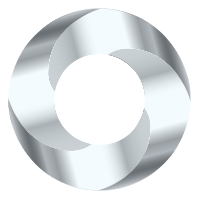 Silver Torus Screw clipart