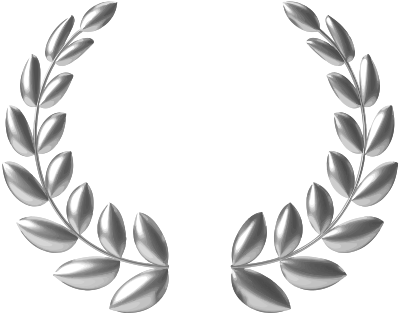 Silver wreath clipart