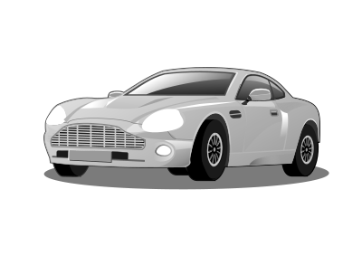 Silvery Car (remix) clipart