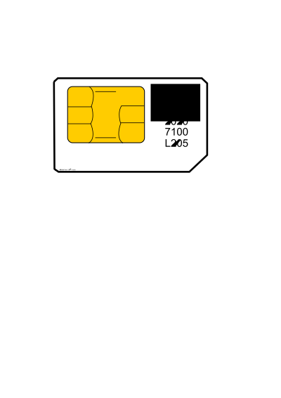 Sim card clipart