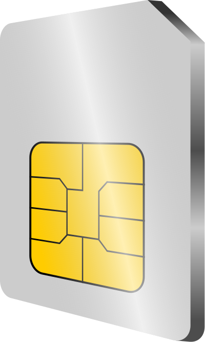 Sim Card - Mobile Phone (remix) clipart