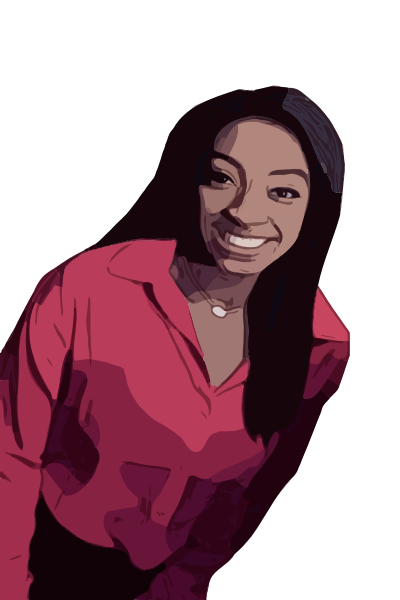 Simone Biles clipart
