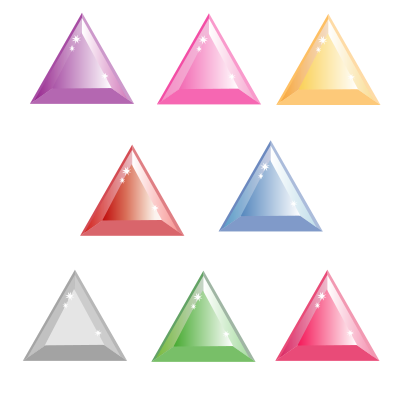 SIMPLE AMETHYSTS clipart