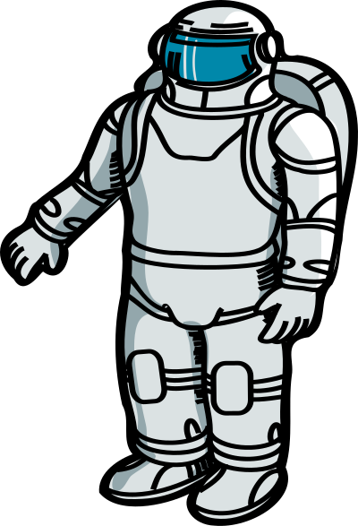 Simple Astronaut clipart