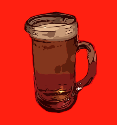 Simple Beer Mug clipart
