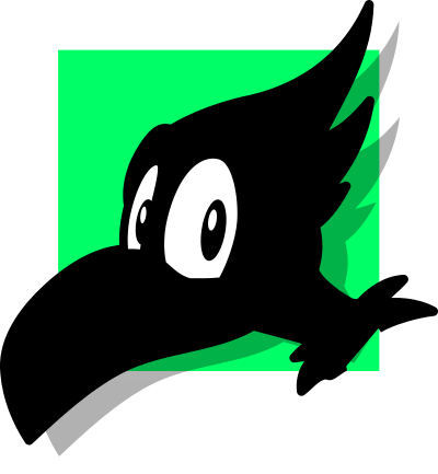 Simple bird avatar clipart