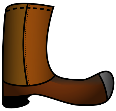 Simple boot clipart