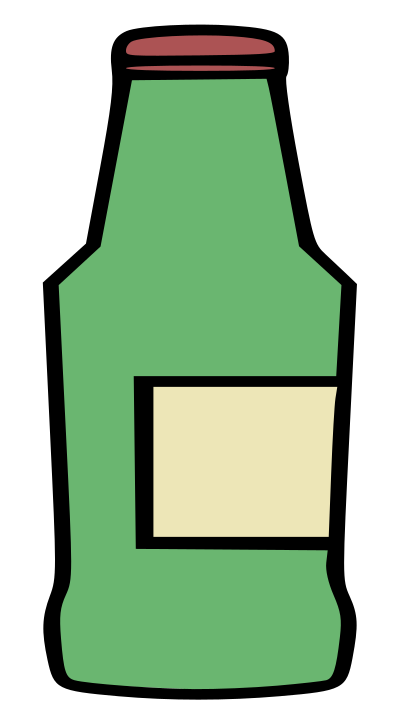 Simple Bottle clipart
