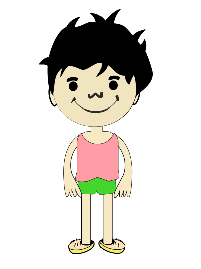 Simple boy OC clipart
