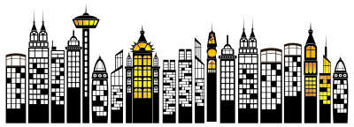 Simple Buildings clipart