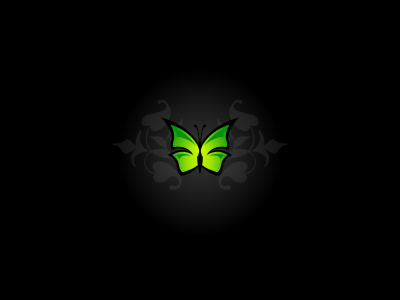 Simple butterfly wallpaper clipart