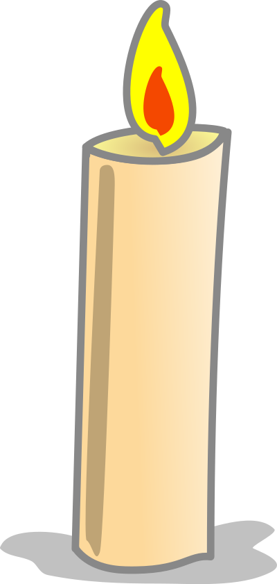 Simple Candle clipart
