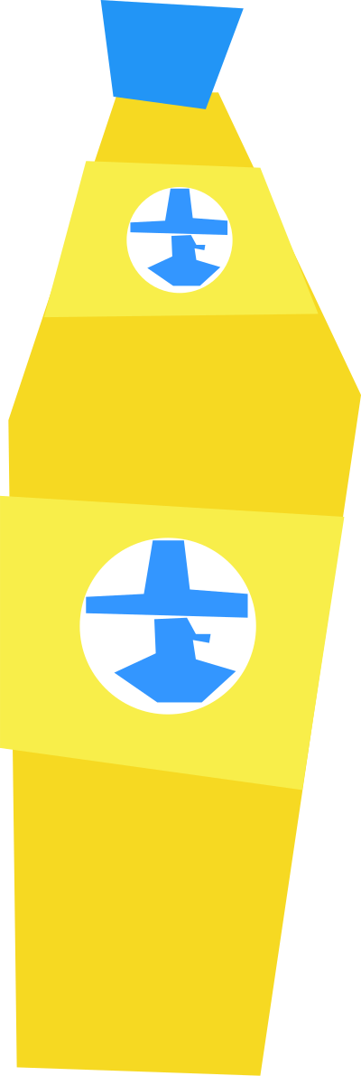 Simple Cartoon Energy Drink Bottle clipart