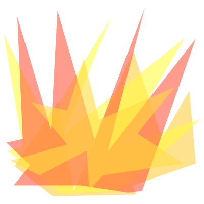 Simple Cartoon Explosion clipart