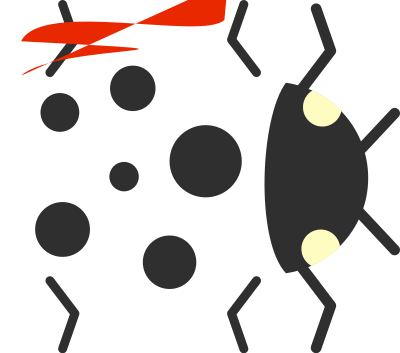 Simple Cartoon Ladybug clipart