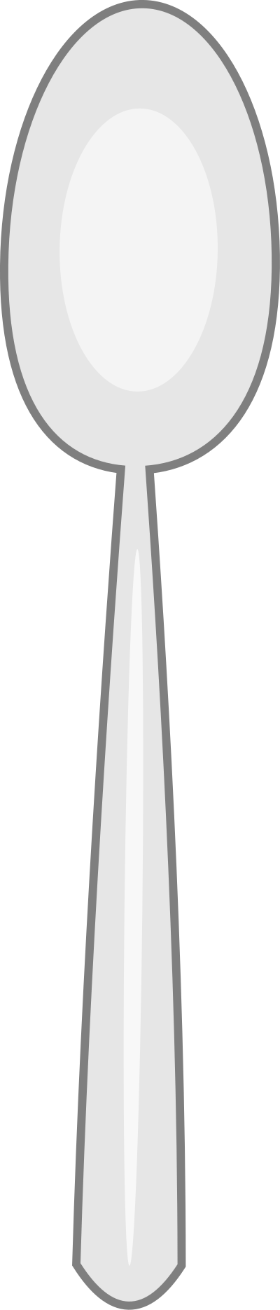 Simple Cartoon Spoon clipart