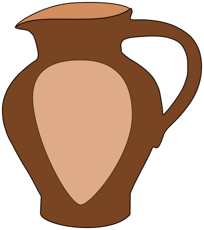 Simple ceramic pot clipart