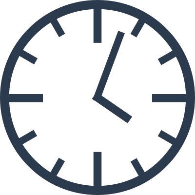 Simple clock clipart