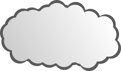 Simple Cloud clipart