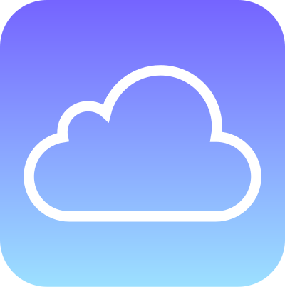 Simple Cloud Icon clipart