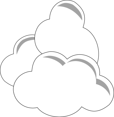 Simple Clouds clipart