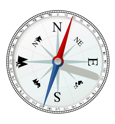 Simple compass clipart