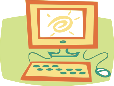 Simple Computer clipart