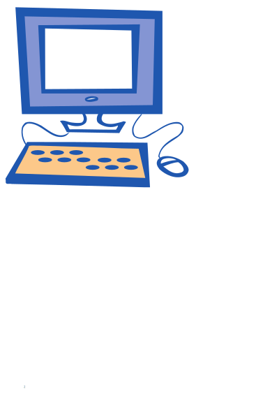 Simple Computer clipart