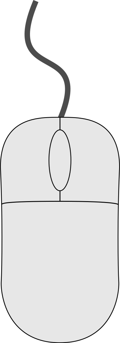 Simple Computer Mouse clipart