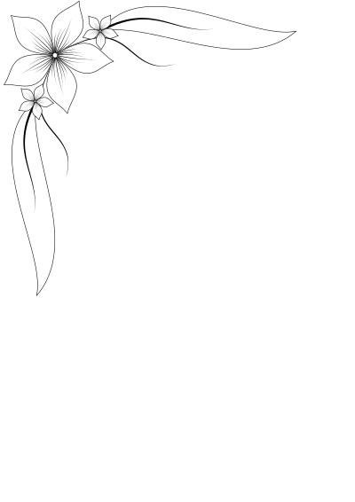 Simple corner ornament clipart