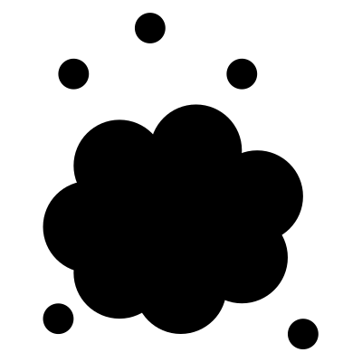 Simple Dust Cloud clipart
