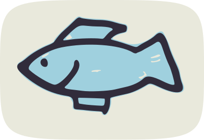 Simple fish clipart
