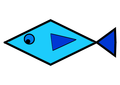 Simple fish clipart