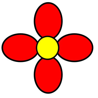 Simple flower clipart
