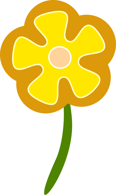 Simple flower clipart