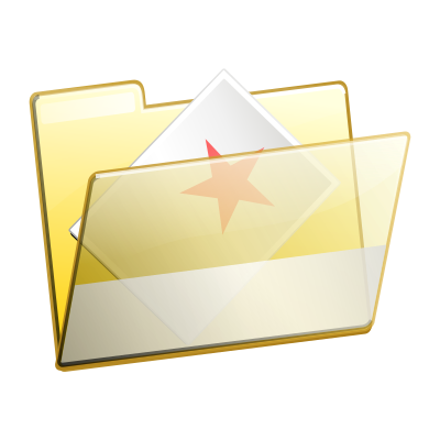 Simple Folder Favourites clipart