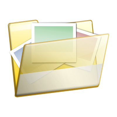 Simple Folder Photos clipart