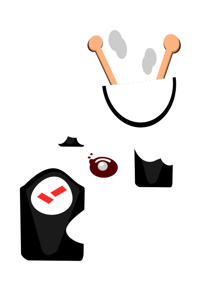 Simple food drawing clipart