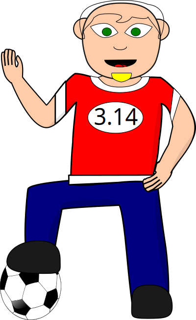 Simple Footballer clipart