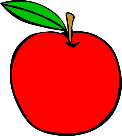 Simple Fruit Apple clipart
