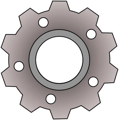 Simple Gear clipart